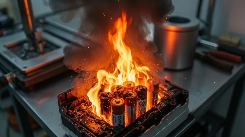 Lithium-ion battery fires strain firefighting systems
