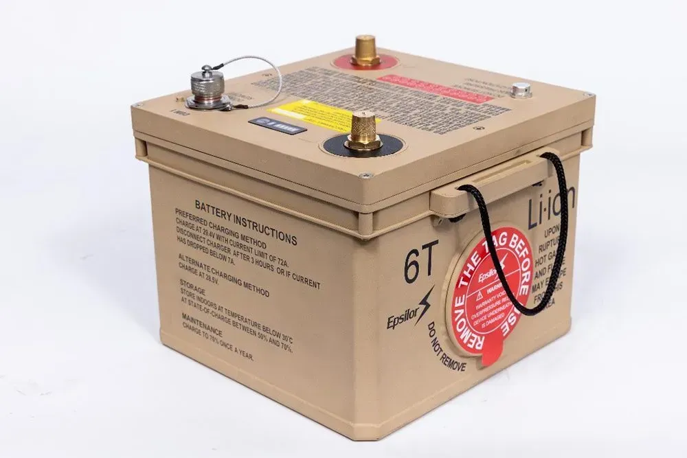 Epsilor Launches High-Capacity 6T Li-ion Battery for Military Use