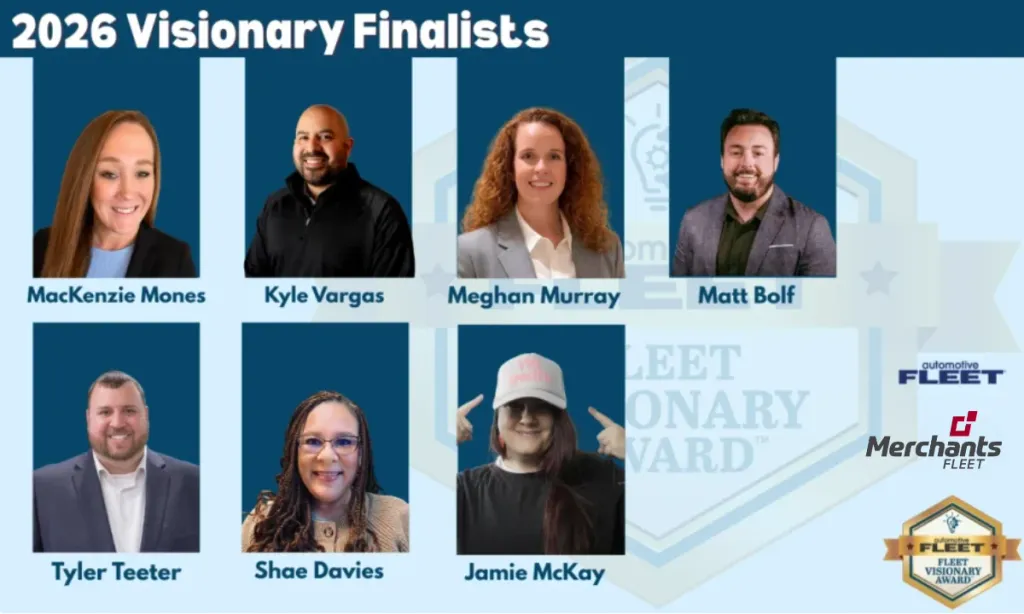 Seven fleet professionals named finalists for 2026 Fleet Visionary Award