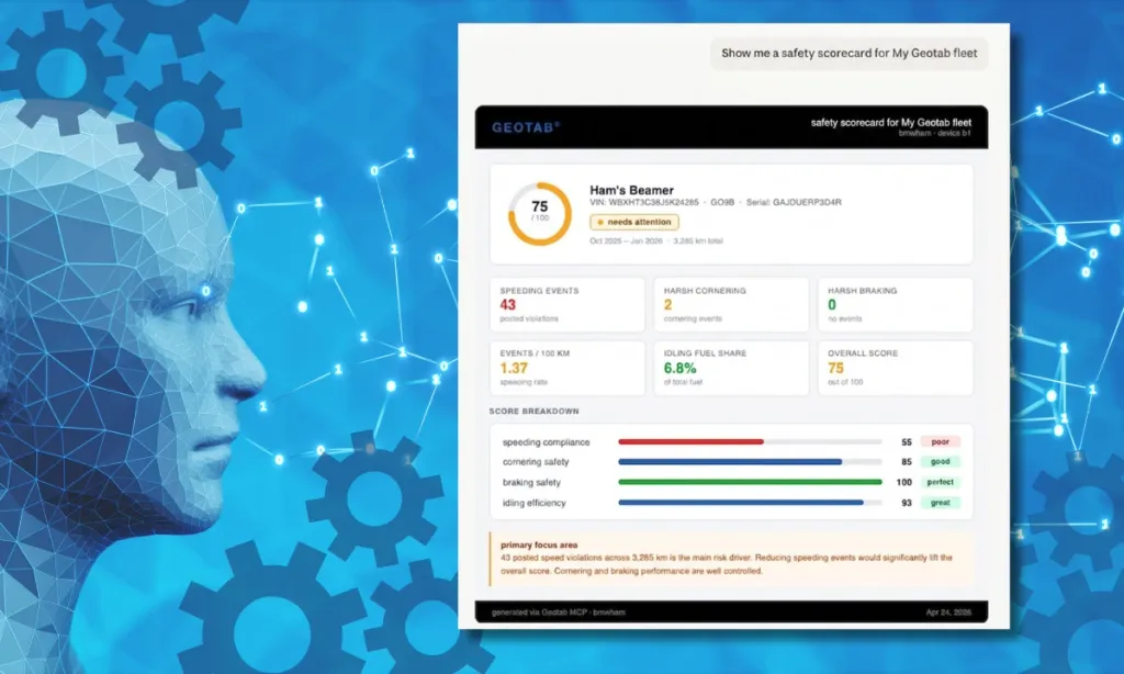 Geotab connects live fleet data to ChatGPT, Claude and Copilot