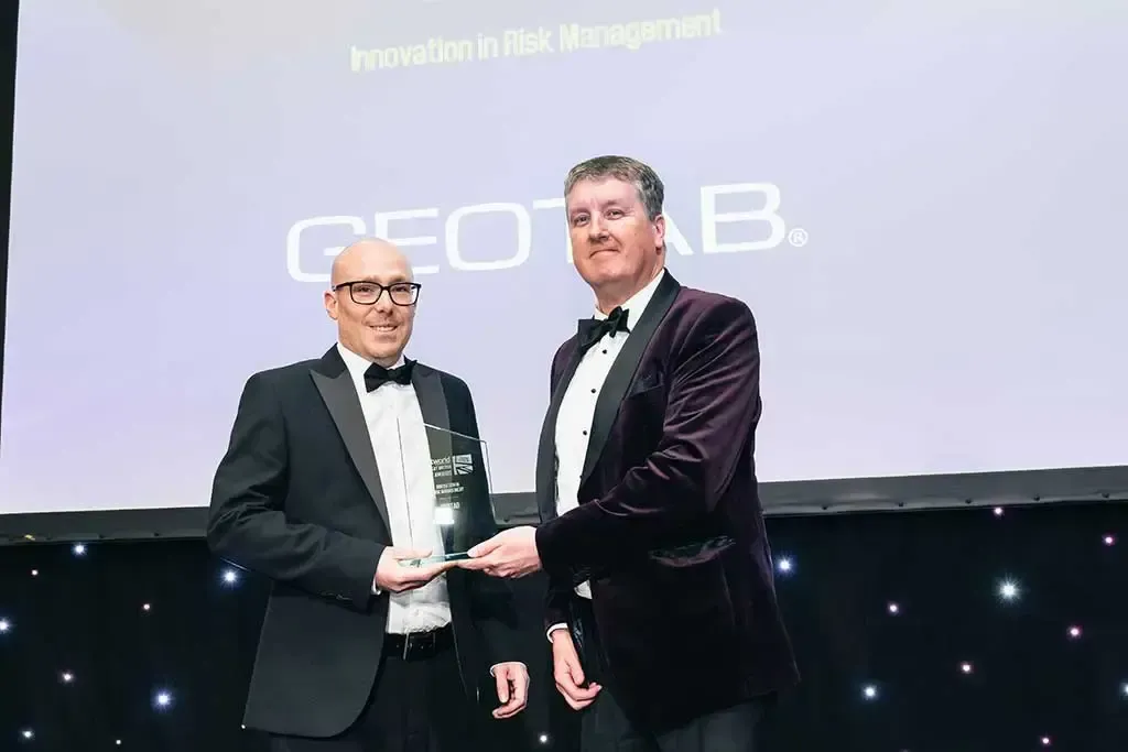 Geotab wins UK fleet risk-management award after customer safety gains