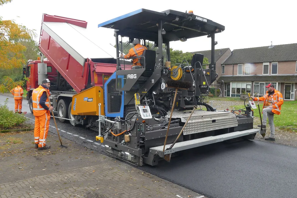 Electric paver demonstrates productivity and battery performance in Dutch trials