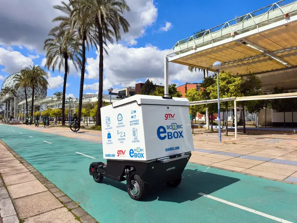 GMV and Scoobic launch autonomous electric delivery vehicle