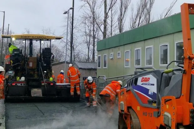 Recycled-plastic asphalt tested at Strathclyde Country Park