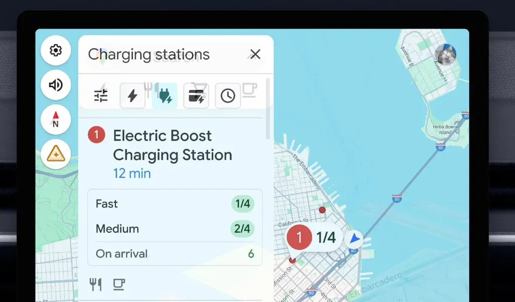 Google Maps adds EV charger availability predictions