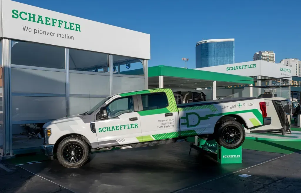 Schaeffler Showcases EV Components in Electric F-250 Pickup Truck