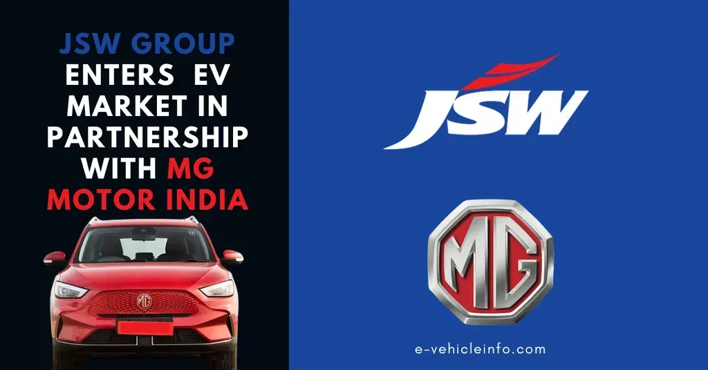 JSW Group Partners with MG Motor India to Revolutionize the EV Market