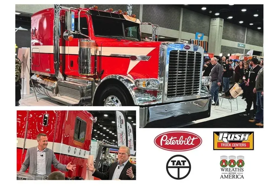 Rush & Peterbilt Donate $1.5M to Truckers Against Trafficking, Wreaths Across America