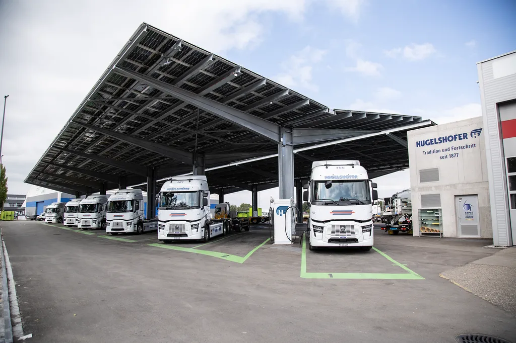 Hugelshofer, Renault Trucks show electric HGV viability