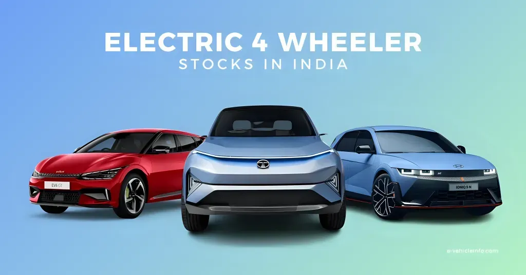 Top Four Wheeler EV Stocks in India