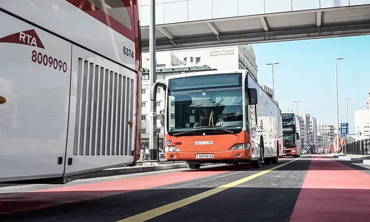 Dubai RTA Approves Extension of Dedicated Bus and Taxi Lanes