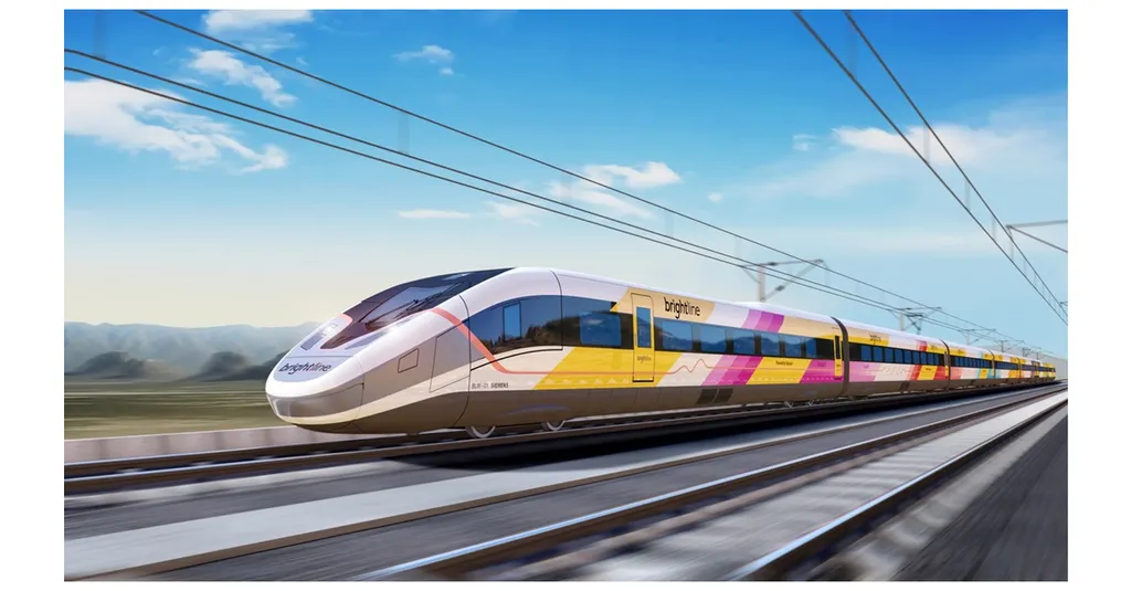 Siemens Chosen by Brightline West for High-Speed Rail Project