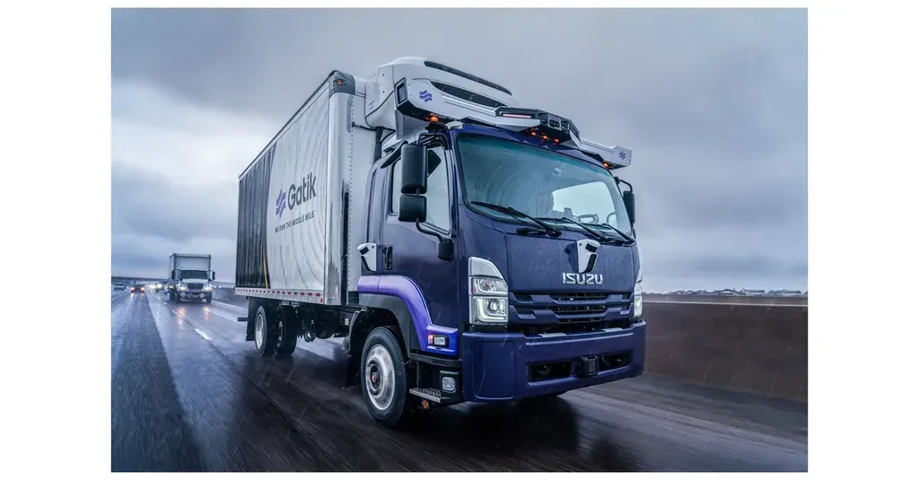 Isuzu Invests US$30 Million in Gatik to Develop Autonomous Driving Logistics Business