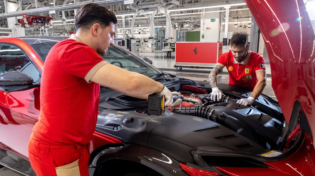 Ferrari initiates production at e-building for diverse powertrains