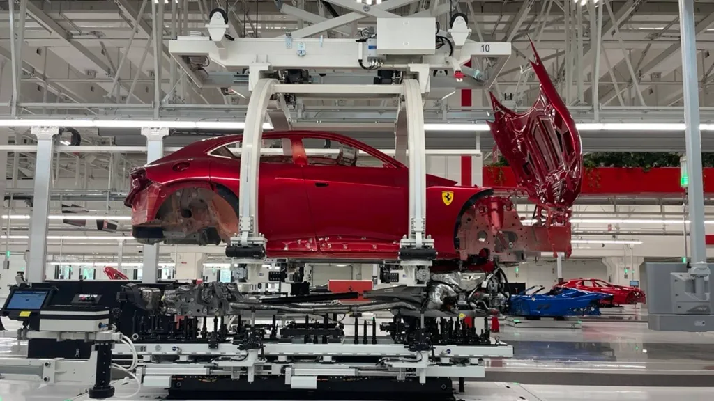 Ferrari CEO Discusses All-Electric Model in E-Building Opening