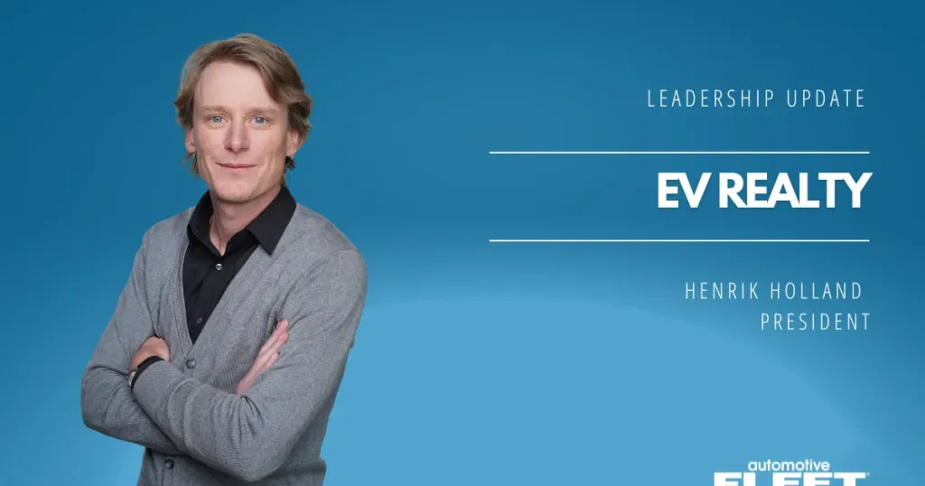 EV Realty appoints Henrik Holland president to expand fleet charging