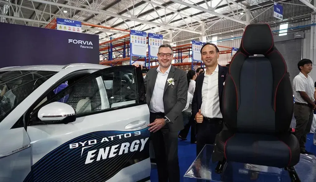 BYD and Forvia Open Seat Plant in Thailand