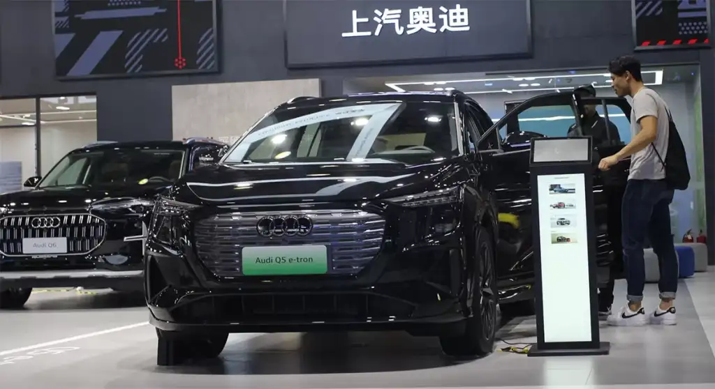 Audi to Launch New EV Series in China Without Four-Ring Logo