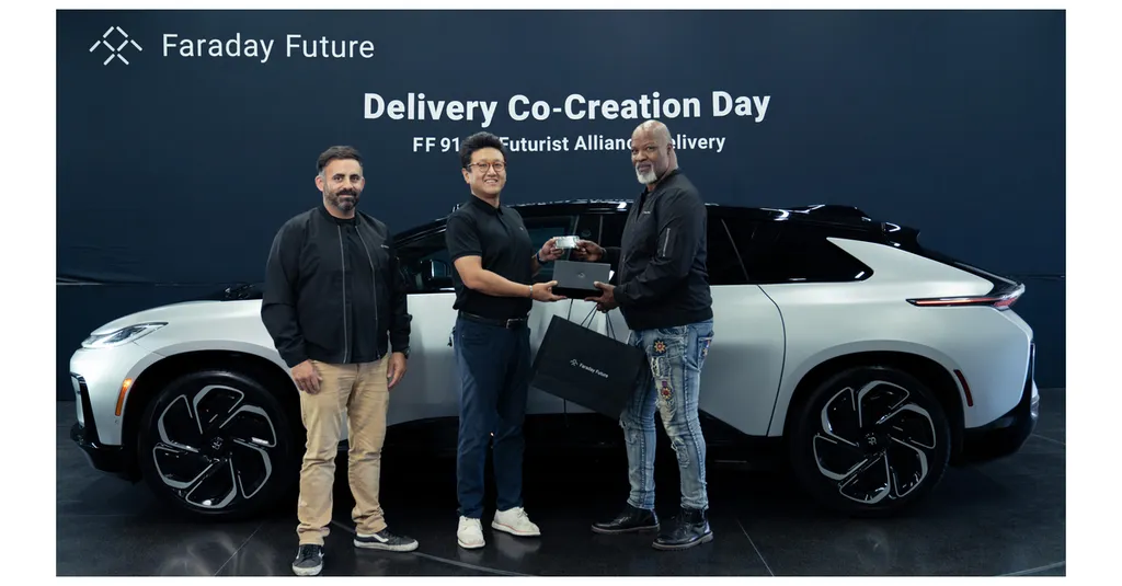 Faraday Future Delivers FF 91 2.0 to Wei Gao