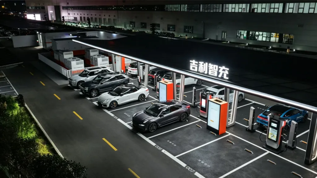 Geely deploys 2,250 kW charging stations in five Chinese cities