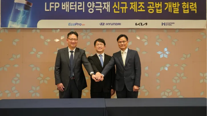 Hyundai and Kia Collaborate on LFP Battery Development