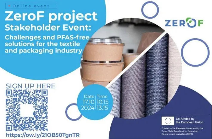 ZeroF Project Webinar on PFAS-Free Solutions in Industry