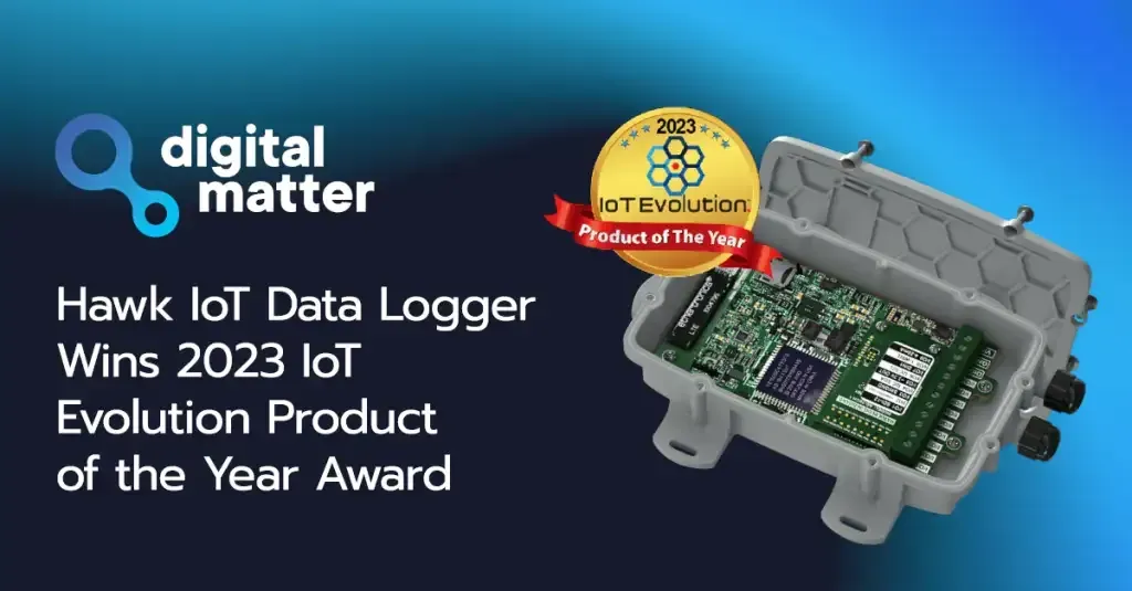 Digital Matter's Hawk IoT Logger Wins Product Award