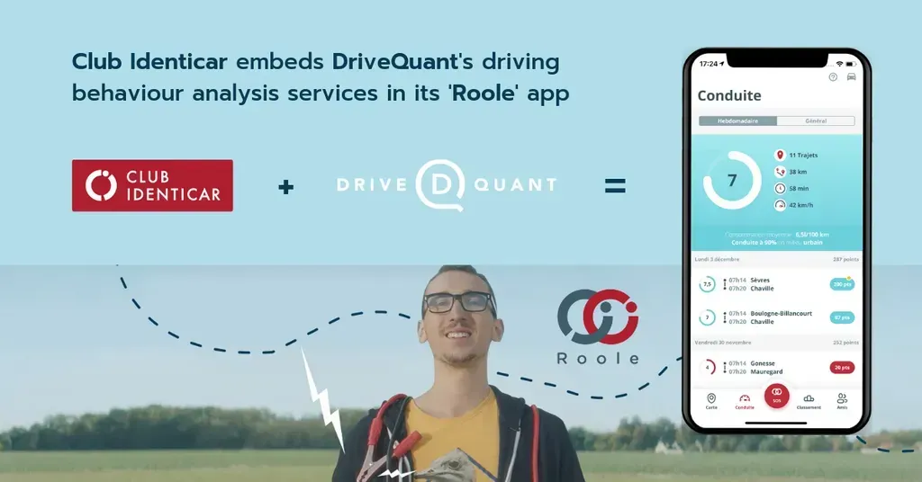 Club Identicar Updates Roole App with DriveQuant Integration