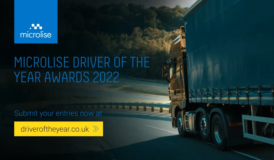 Microlise Driver of the Year 2022 Nominations Open