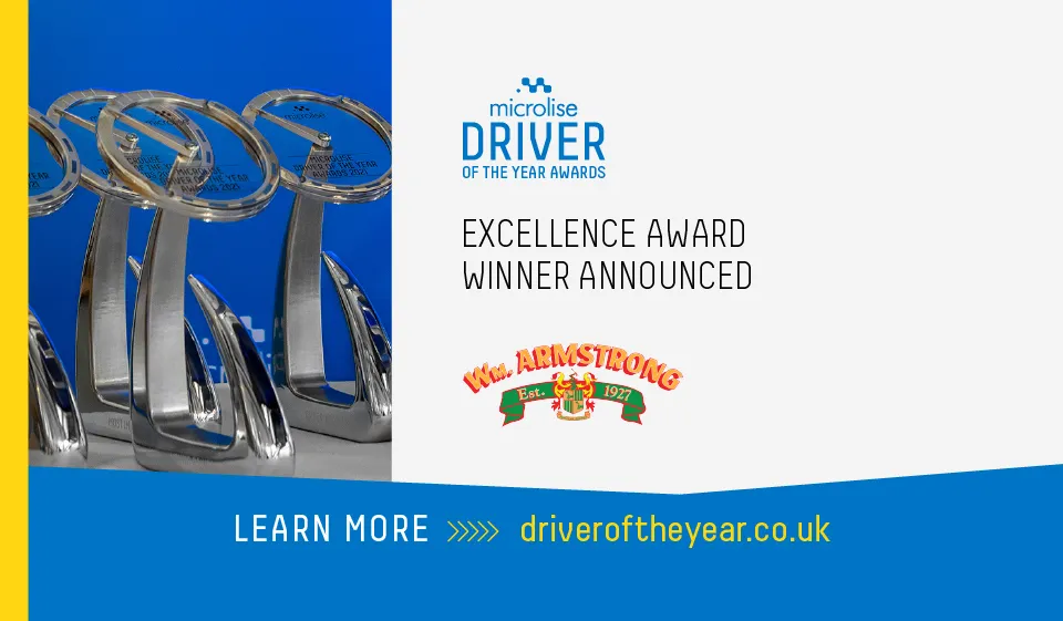 WM Armstrong Receives 2021 Microlise Driver Excellence Award