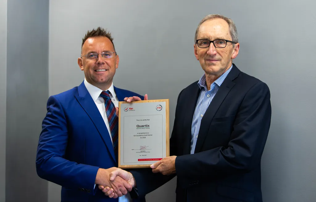 Quartix Becomes Gold Partner of Van Excellence Scheme