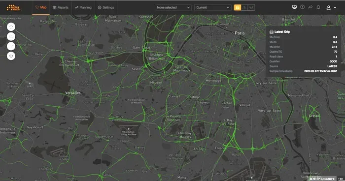 Tactile Mobility launches cloud grip mapping and aquaplaning detection