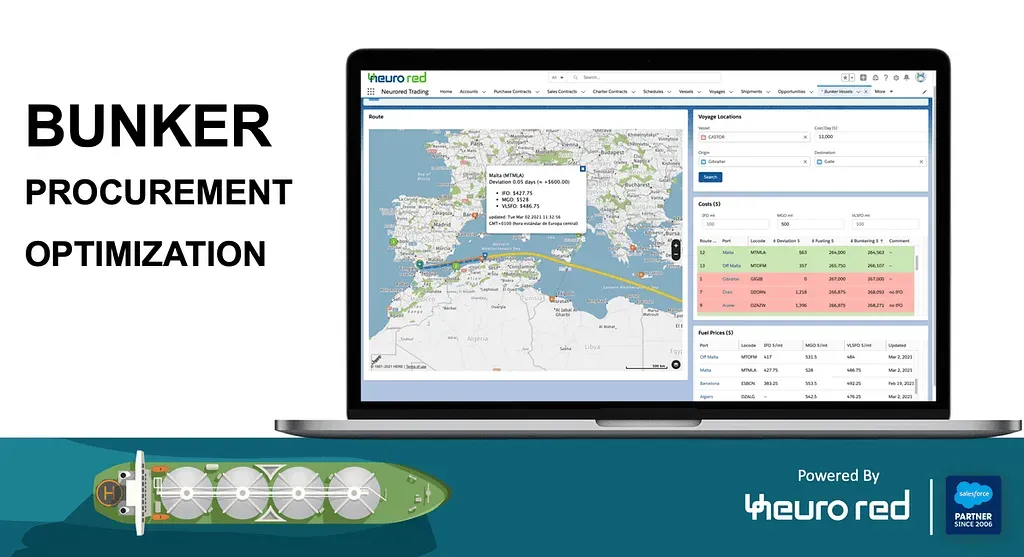 Bunker Procurement Optimisation Tool for Fuel Cost Reduction