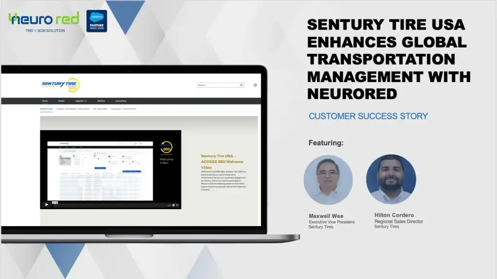 Sentury Tire USA Implements Neurored Transportation Management System