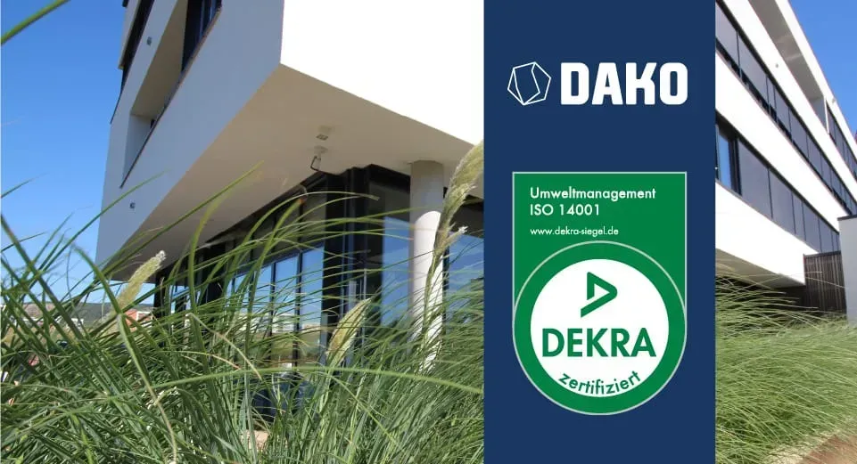 DAKO Achieves ISO 14001 Environmental Management Certification