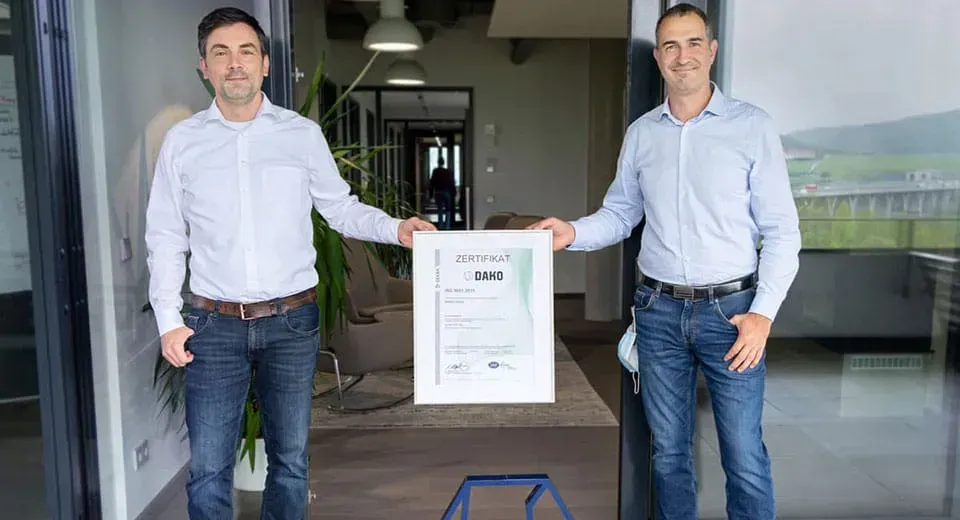 DAKO GmbH Achieves ISO 9001:2015 Certification