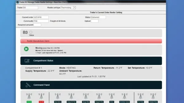 Coretex Introduces Two-Way Reefer Controls in LoadMaster