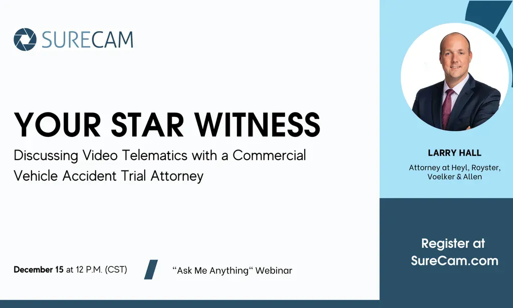 Webinar examines commercial-vehicle video telematics and accident response