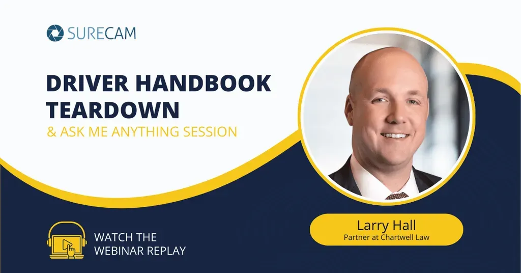 Webinar outlines legal guidance for commercial fleet driver handbooks