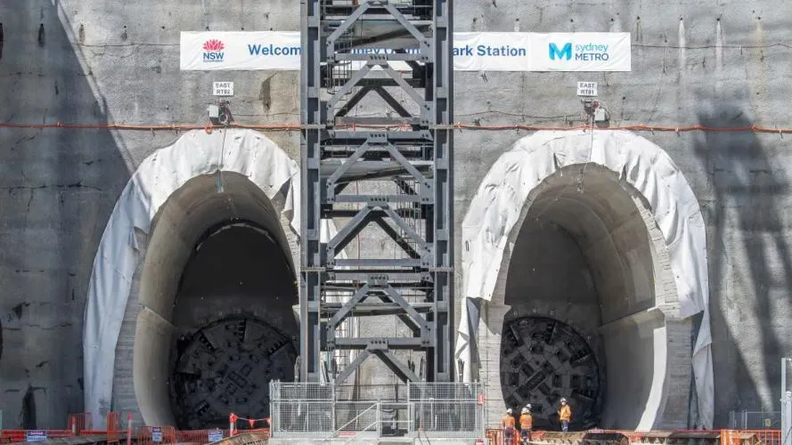 Completion of TBMs at Sydney Olympic Park Noted