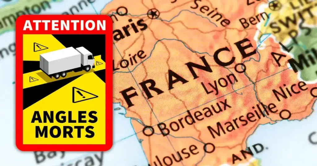 Mandatory Dead Spot Signage for Vehicles Over 3.5 Tonnes in France