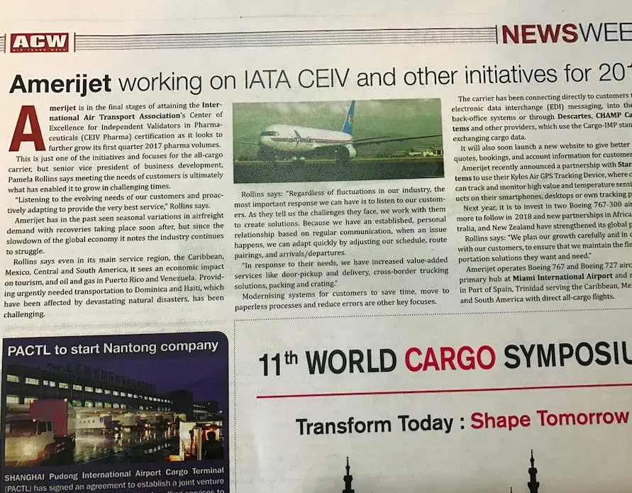 i:Track and Amerijet Enter Long-Term Partnership Agreement