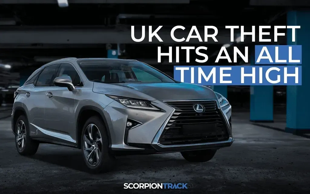 UK Car Theft Rates Increased Significantly in Recent Years