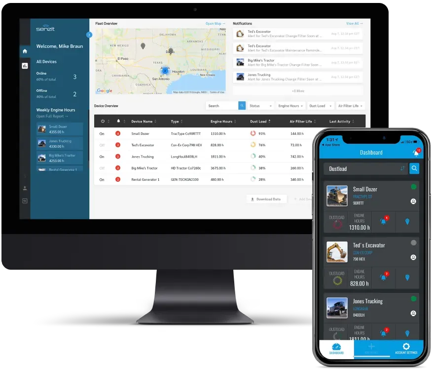 Senzit redesigns fleet-management web portal