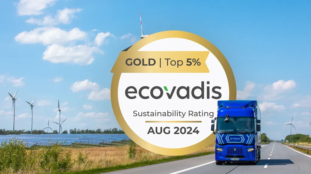 Renault Trucks earns sixth consecutive EcoVadis Gold certification