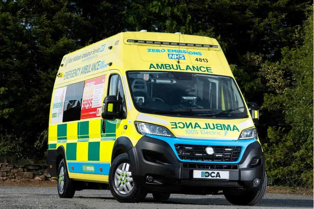First All-Electric Ambulance Trials with Video Telematics