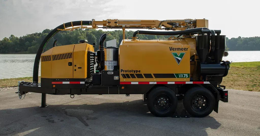 Introduction of Vermeer VX75 Trailer Vacuum Excavator