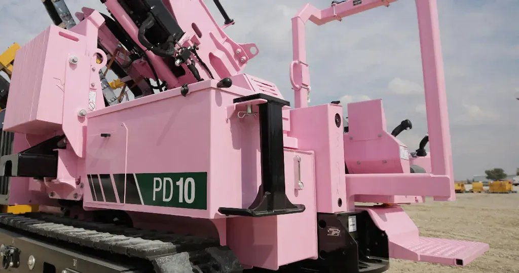 Moss Utilises Custom-Painted Pile Driver for Awareness