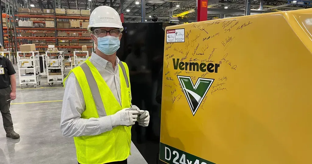 First Product Assembled at Vermeer Plant 7 Facility