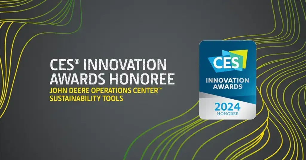 John Deere Operations Center Receives CES 2024 Award